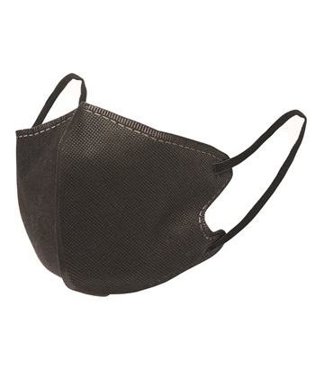 PASTELMASK 不織布 30枚セット 個包装使い捨て立体マスク シルクタッチ生地 肌にやさしい BFE PFE VFE 99％カット 美シルエット 三層構造(黒-ラージ)