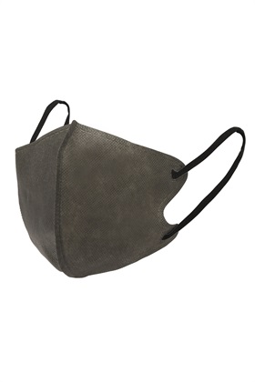 PASTELMASK 不織布 30枚セット 個包装使い捨て立体マスク シルクタッチ生地 肌にやさしい BFE PFE VFE 99％カット 美シルエット 三層構造(チャコール×黒-レギュラー)