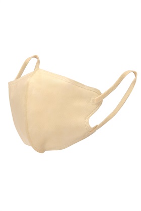 PASTELMASK 不織布 30枚セット 個包装使い捨て立体マスク シルクタッチ生地 肌にやさしい BFE PFE VFE 99％カット 美シルエット 三層構造(オフベージュ-レギュラー)