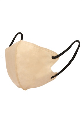 PASTELMASK 不織布 30枚セット 個包装使い捨て立体マスク シルクタッチ生地 肌にやさしい BFE PFE VFE 99％カット 美シルエット 三層構造(モカ×黒-レギュラー)