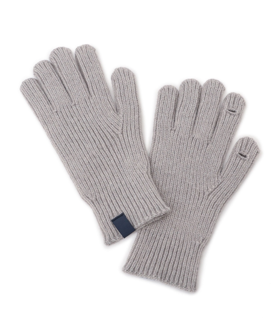 涼活本舗/温活本舗 【温活本舗】スマホ対応指穴あきリブ編み手袋_variation_1