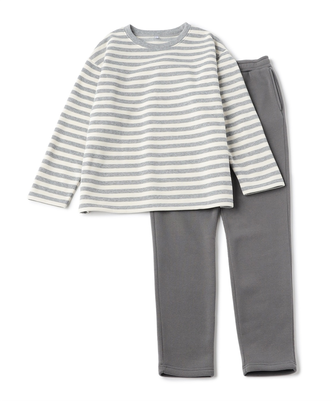 涼活本舗/温活本舗 【温活本舗】裏パイル起毛上下ルームウェア_variation_1