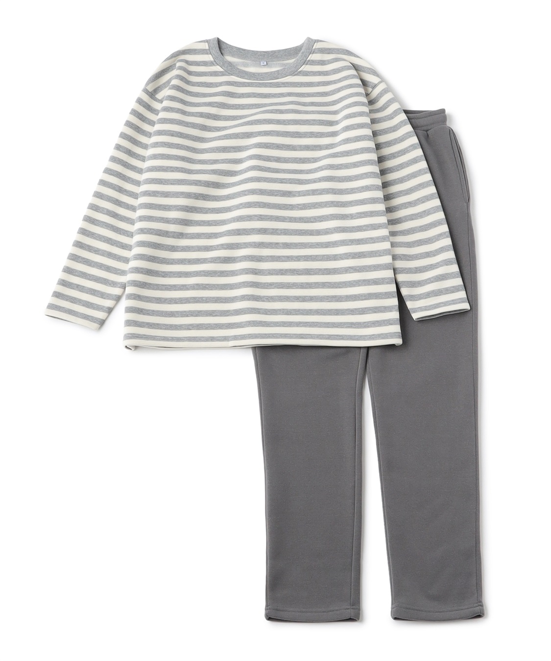 涼活本舗/温活本舗 【温活本舗】裏パイル起毛上下ルームウェア_variation_1