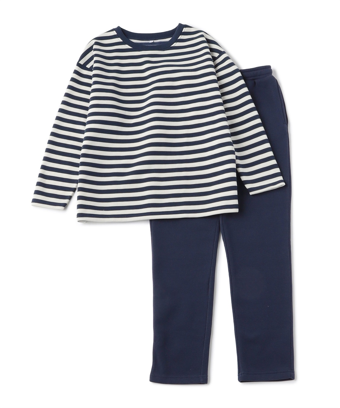 涼活本舗/温活本舗 【温活本舗】裏パイル起毛上下ルームウェア_variation_3