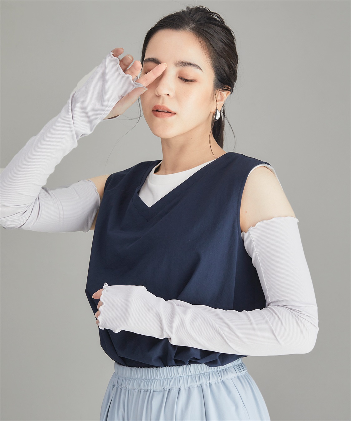 Life Style by cross marche 【涼活本舗】ロングアームカバー_variation_1