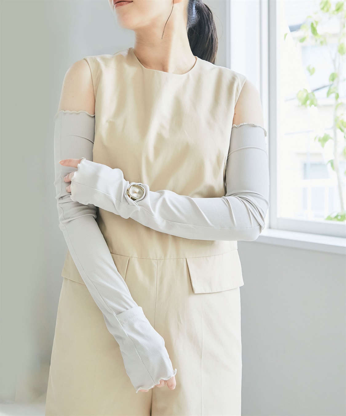 Life Style by cross marche 【涼活本舗】時計スリットアームカバー_main