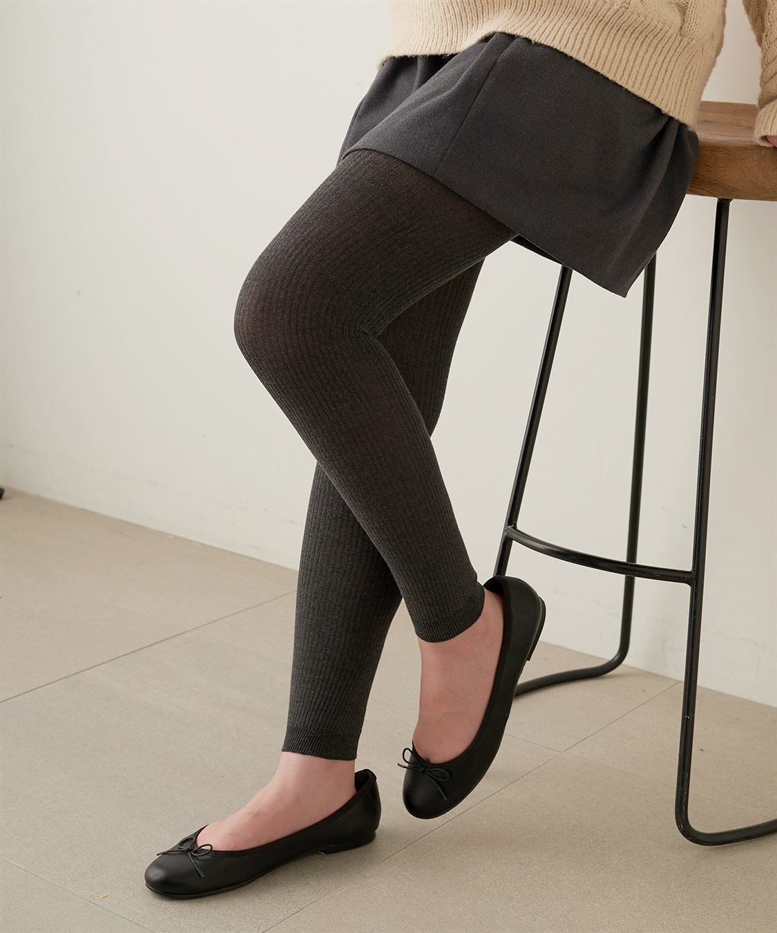 涼活本舗/温活本舗 【温活本舗】リブレギンス_main