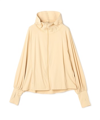 【Yoki】フード付きUVカットパーカ(黄-フリー)