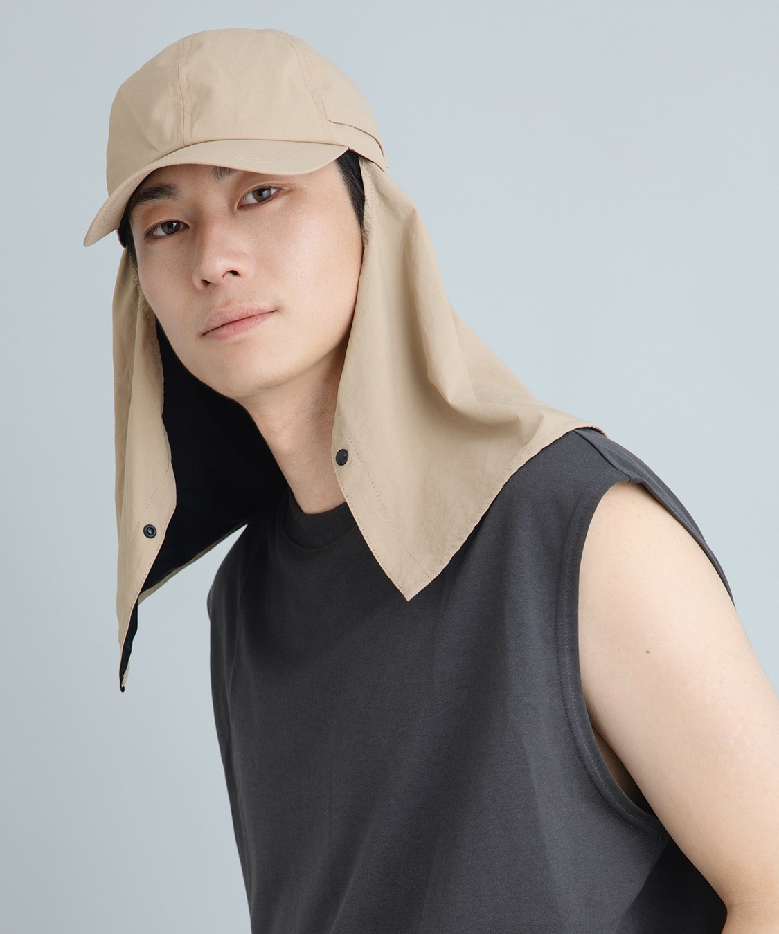 Life Style by cross marche 【Yoki】メンズサンシェードキャップ_main