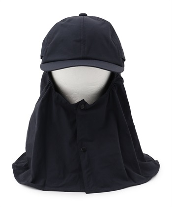 【Yoki】メンズサンシェードキャップ(ネイビー-６０ｃｍ)