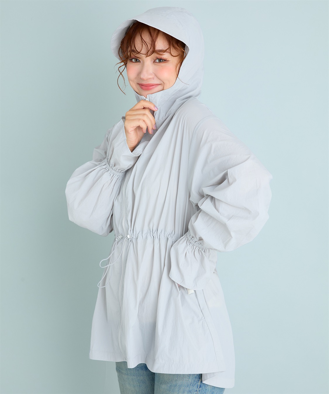 Life Style by cross marche 【Yoki】花粉対策フード付きパーカ_main