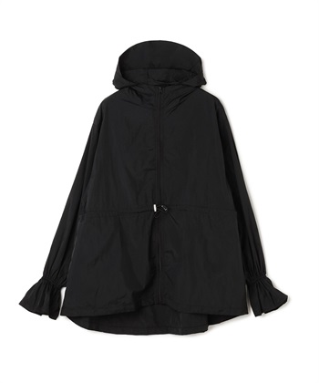 【Yoki】花粉対策フード付きパーカ(黒-フリー)