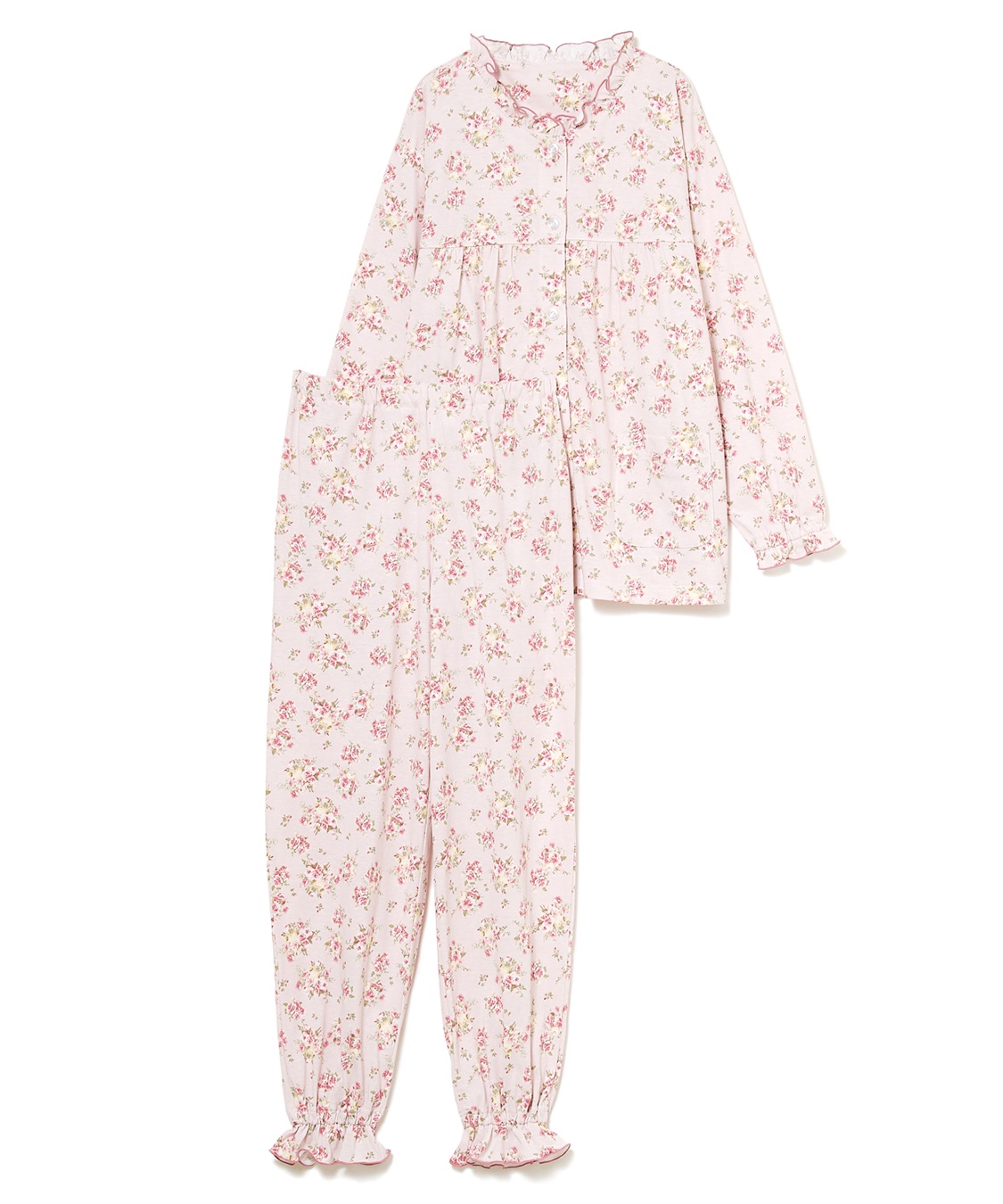 Life Style by cross marche 【ココロcolor】フリル介護パジャマ_variation_2