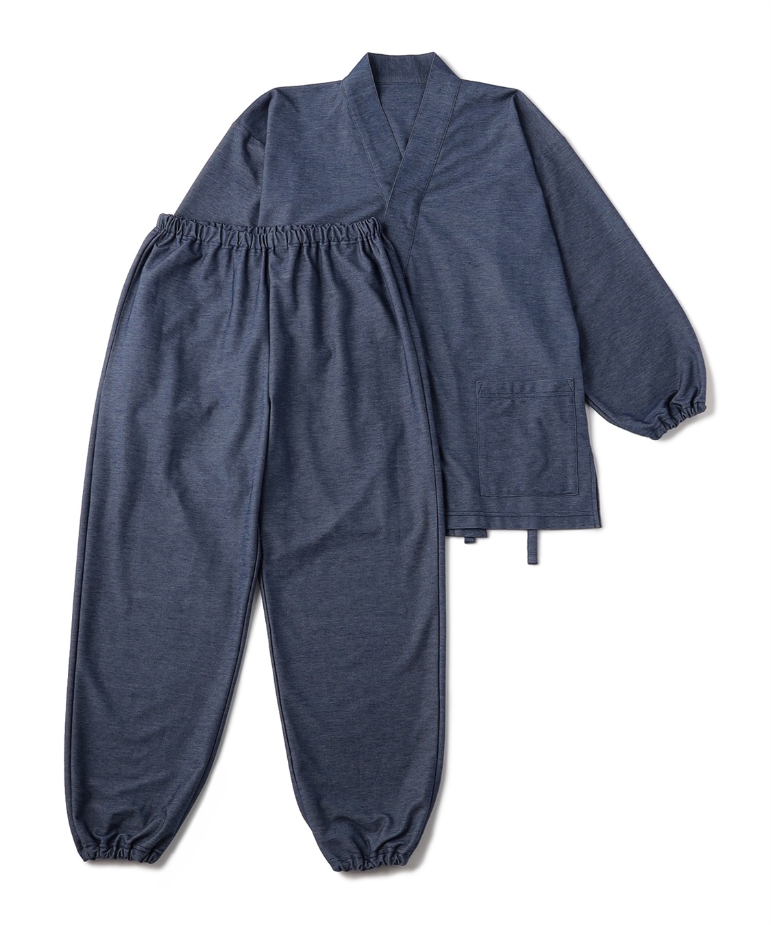 Life Style by cross marche 【ココロcolor】 甚兵衛風介護パジャマ_variation_1