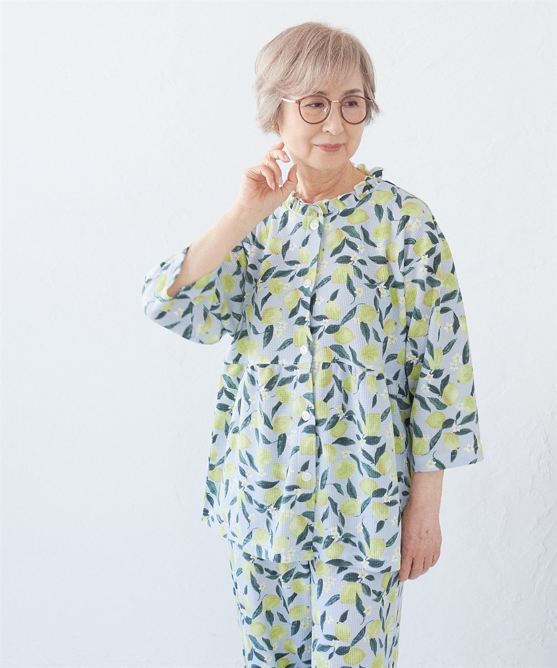 Life Style by cross marche 【ココロcolor】 フリルパジャマ_main