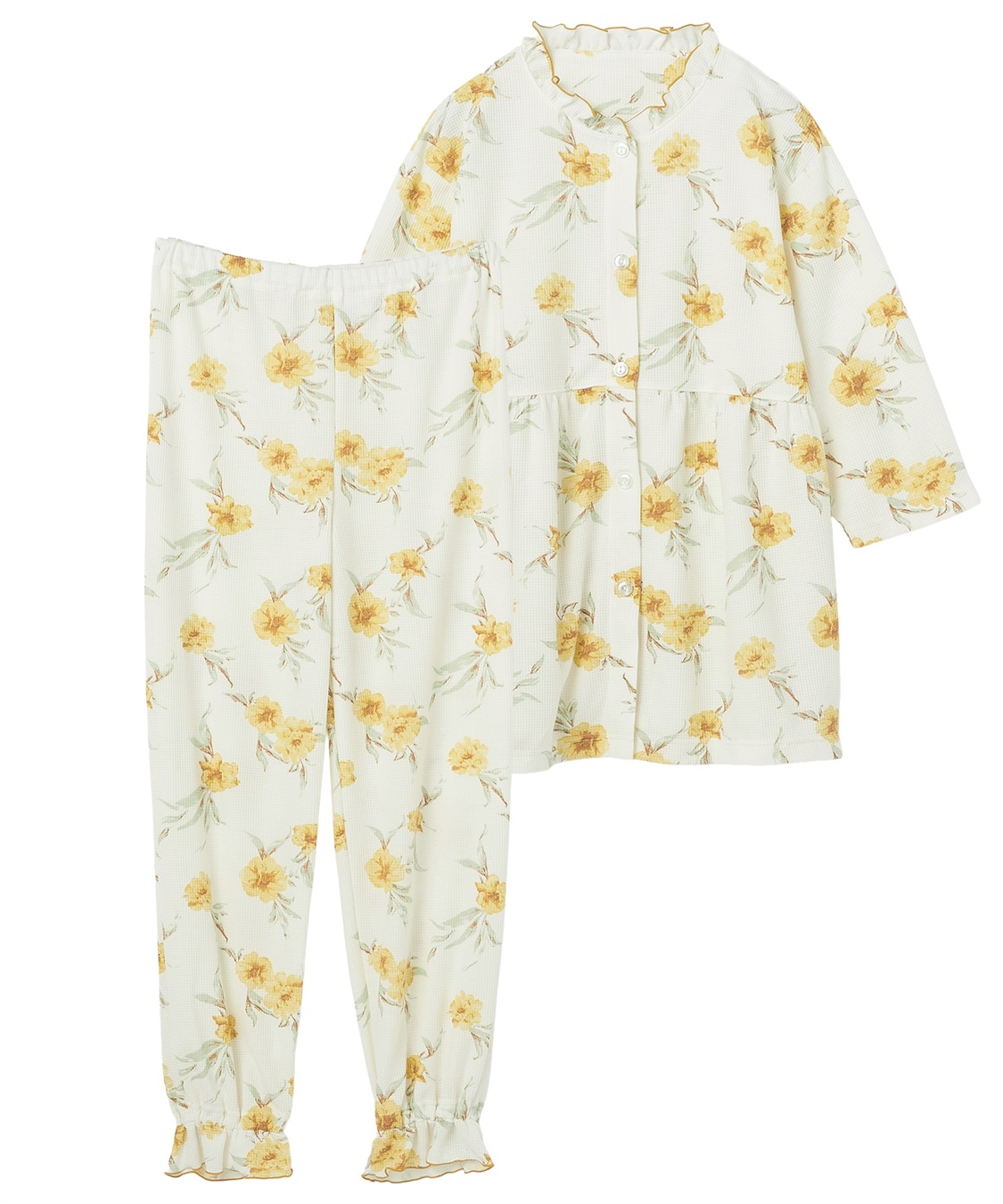 Life Style by cross marche 【ココロcolor】フリルパジャマ_variation_1