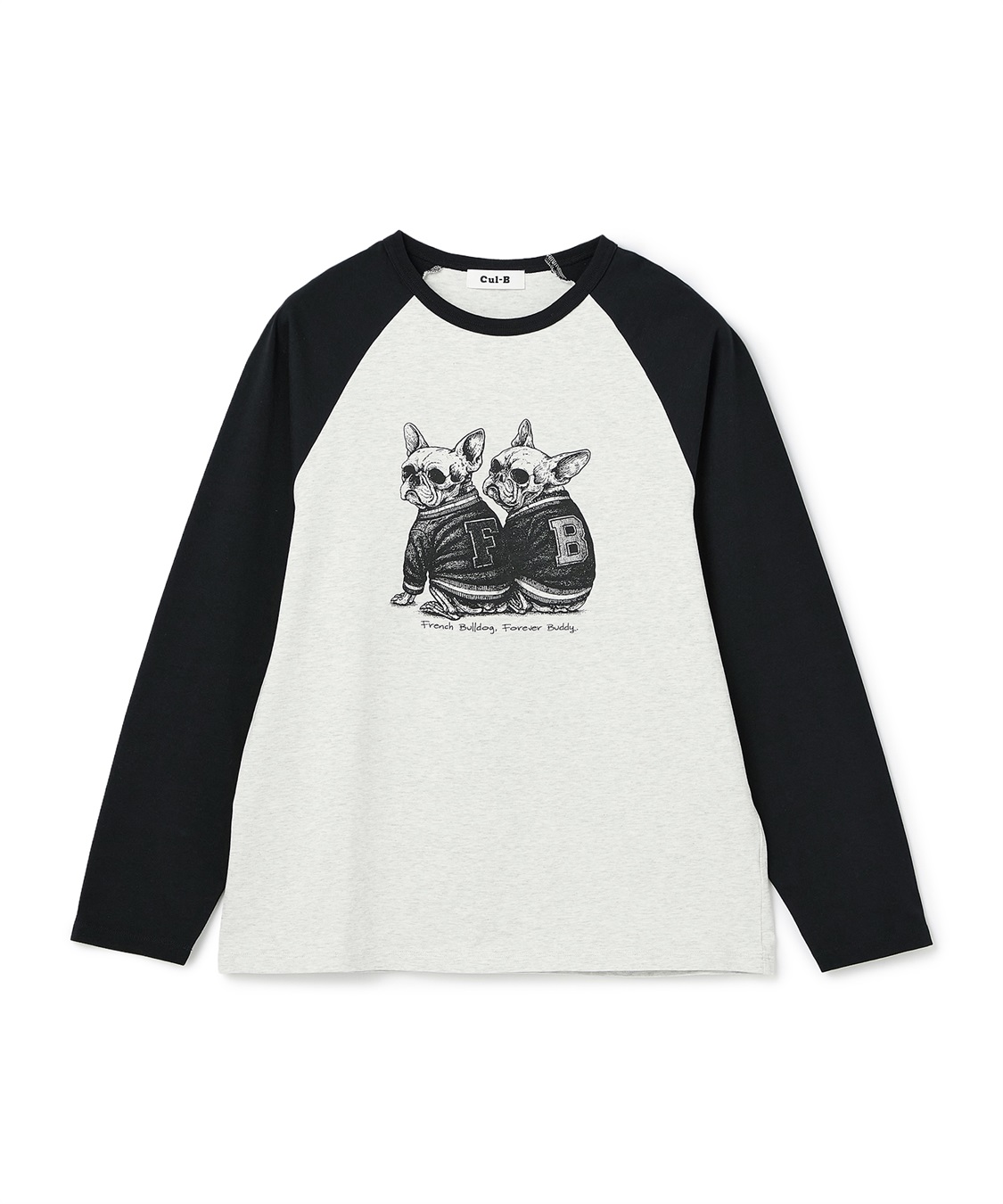 Cul-B 【for owners】　プリントTシャツ（BUHI skull）　Cul-B/キューブ/愛犬_variation_1