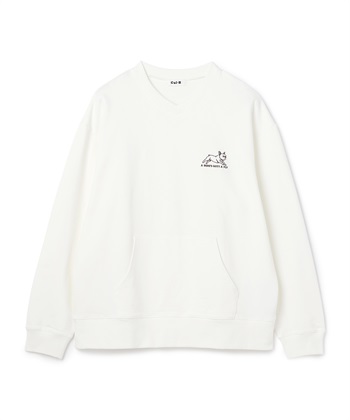 Cul-B 【for owners】　フレブル刺しゅう裏毛Vネックプルオーバー　Cul-B/キューブ/愛犬_variationthumb_1