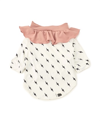 【for dogs】フリルラッシュガード　Cul-B/キューブ/愛犬服(ピンク-Ｓ)