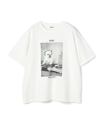 Cul-B 【for owners】半袖ロゴTEE (BUHIC)　Cul-B/キューブ/愛犬服_variationthumb_1