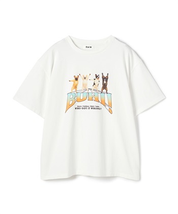 Cul-B 【for owners】半袖ロゴTEE (Semaphore BUHI)　Cul-B/キューブ/愛犬服_variationthumb_1