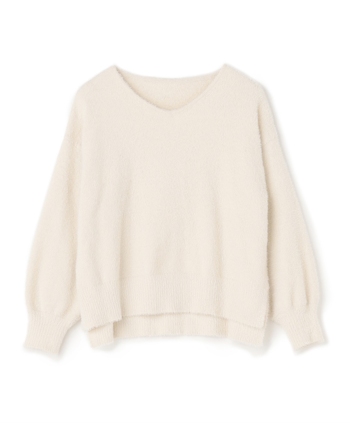 CROSS FUNCTION マシュマロフェザーV/ハイネックニット《洗える》【CF/クロスファンクション】_variation_7