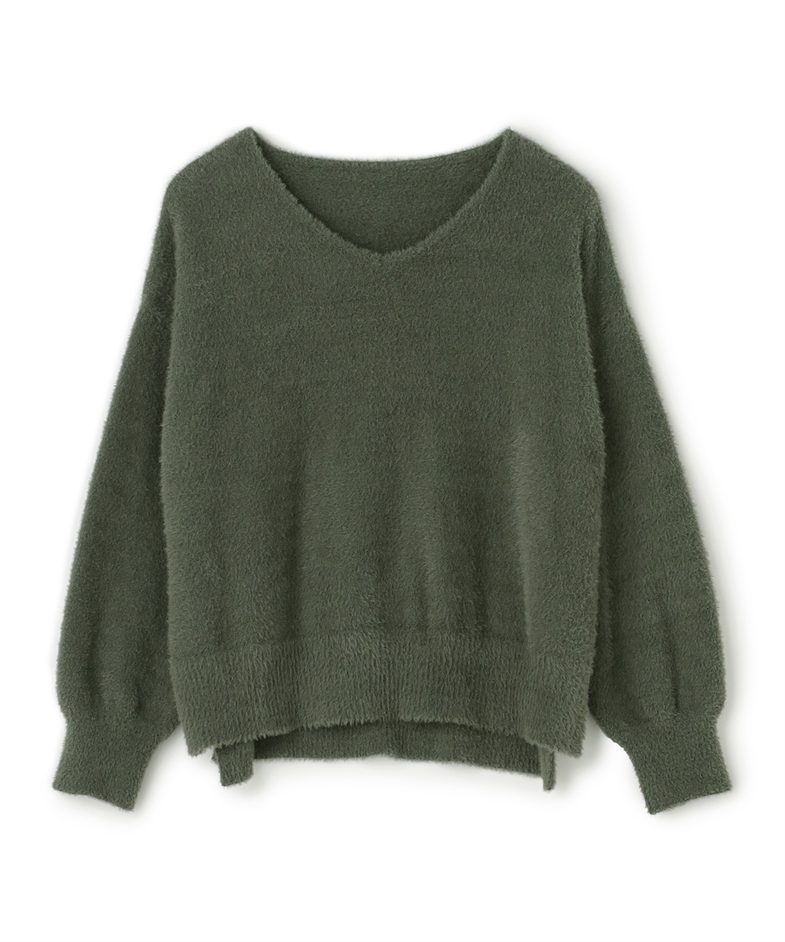 CROSS FUNCTION マシュマロフェザーV/ハイネックニット《洗える》【CF/クロスファンクション】_variation_11