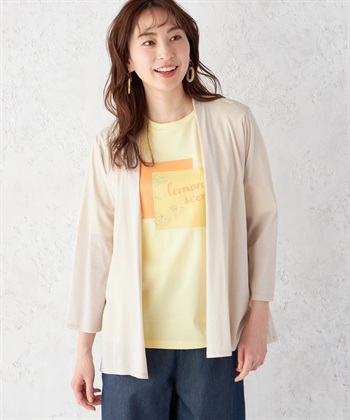 DECOY ひやさらガーゼカーディガン_variationthumb_1