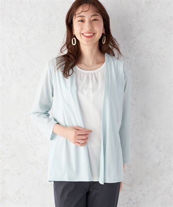 DECOY ひやさらガーゼカーディガン_variationthumb_2