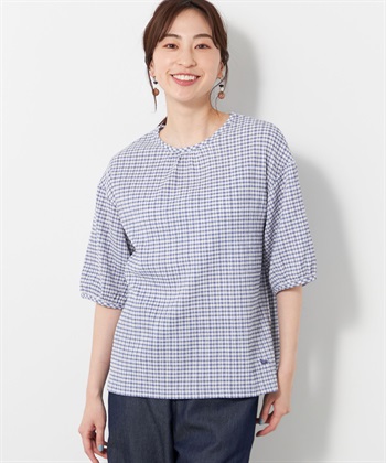 DECOY ギンガムシャーリングプルオーバー_variationthumb_3