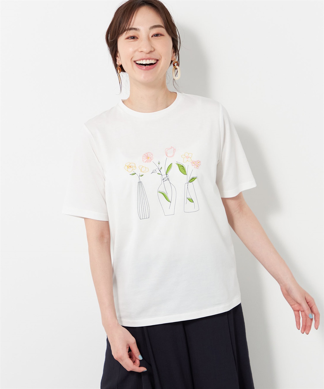 DECOY 【接触冷感】【UV対策】ひやさらロゴTシャツ_variation_1