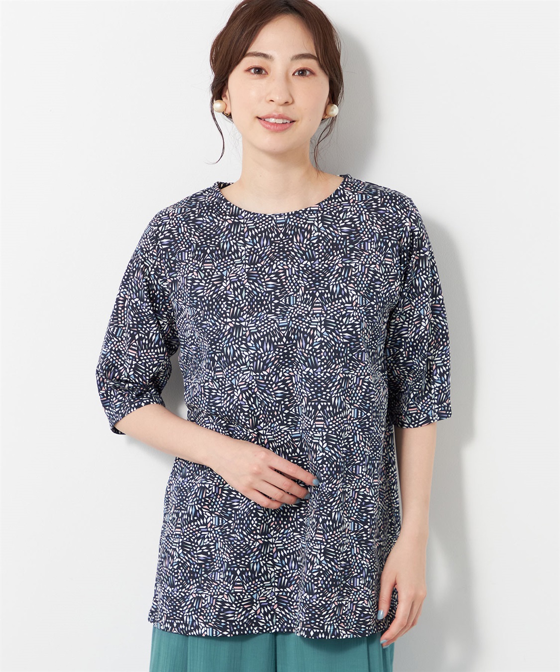 DECOY 【接触冷感】【UV対策】ひやさらプリントプルオーバー_variation_3