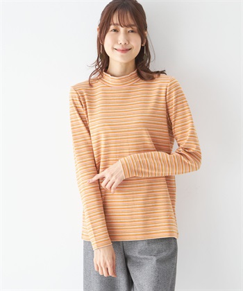 DECOY オーガニックコットンスムースマルチボーダープルオーバー_variationthumb_1