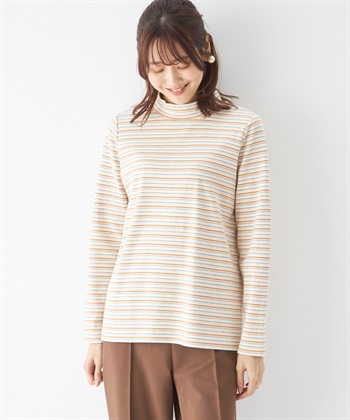 DECOY オーガニックコットンスムースマルチボーダープルオーバー_variationthumb_2