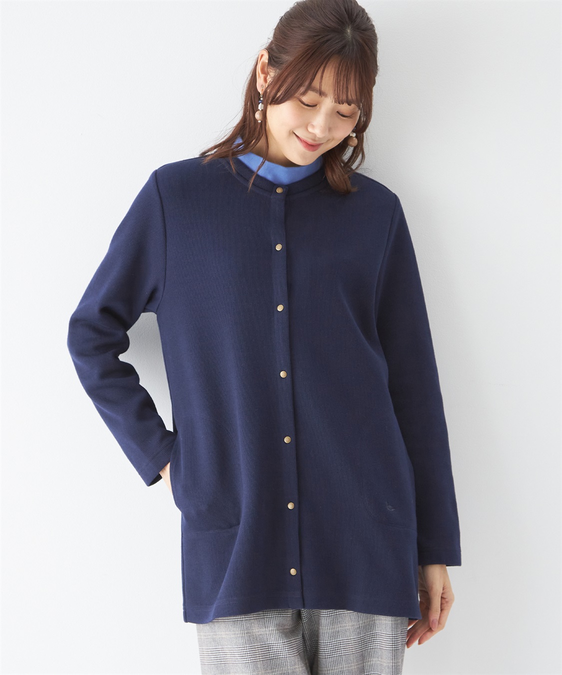 Wフェイスカーディガン DECOY｜クロスプラス公式通販サイト