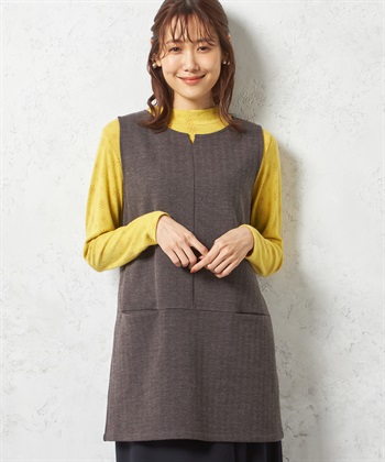 DECOY ヘリンボーンジャンパードレス_variationthumb_2