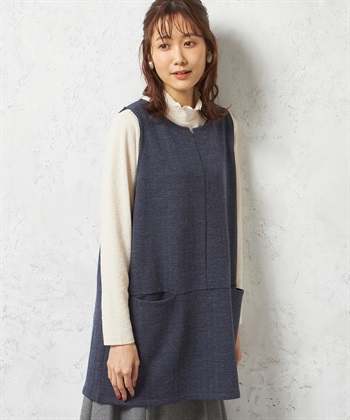 DECOY ヘリンボーンジャンパードレス_variationthumb_3