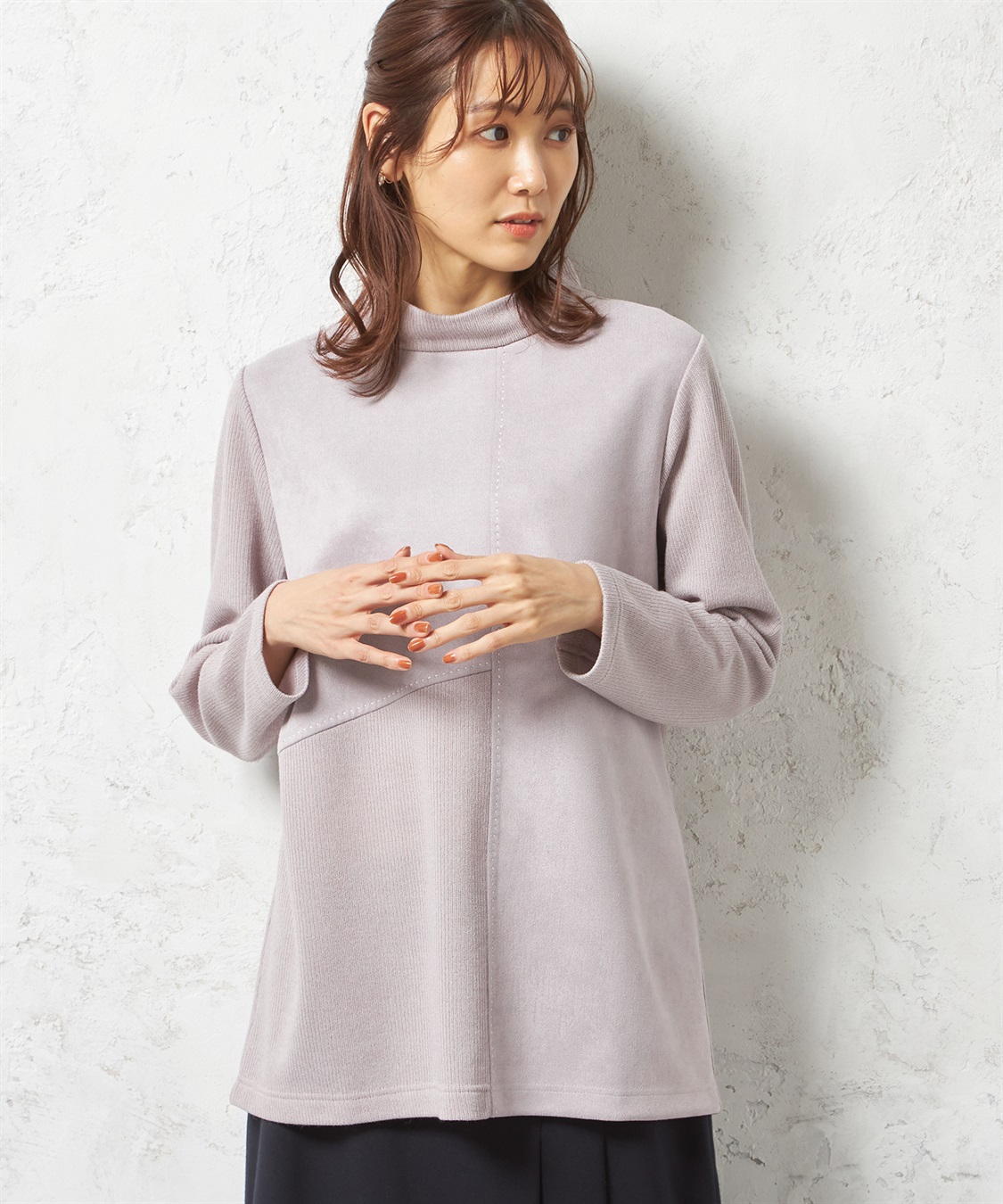 DECOY 切替チュニックプルオーバー_variation_1