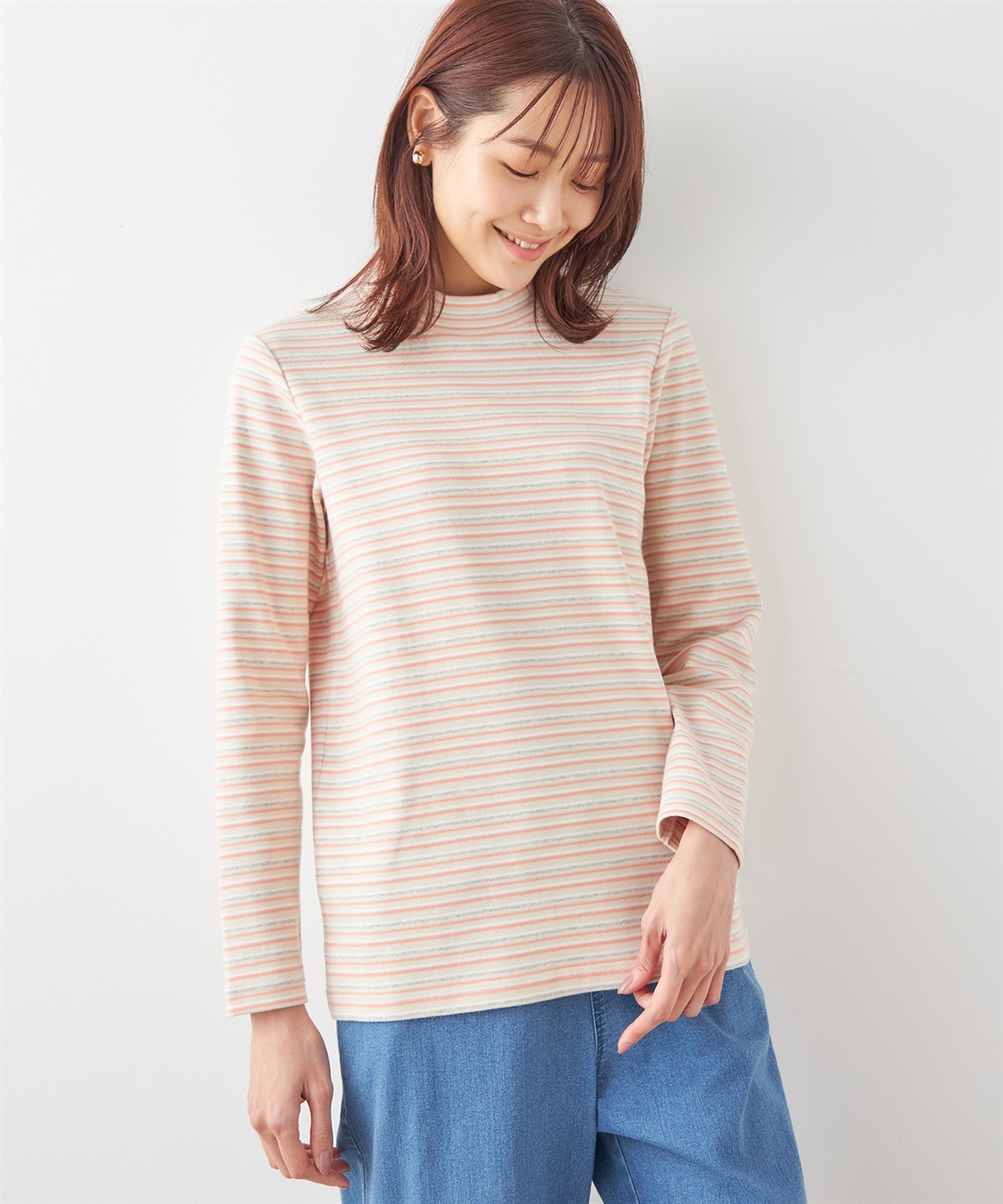 DECOY オーガニックコットンボーダープルオーバー_main