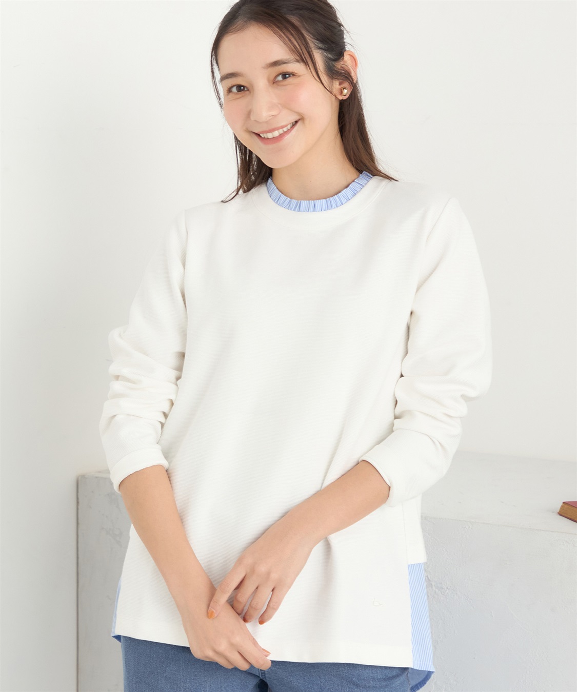 レイヤード風チュニックプルオーバー DECOY｜クロスプラス公式