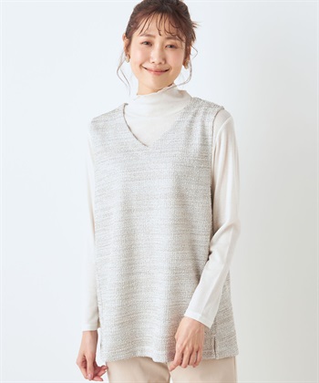 DECOY カットツイードベスト_variationthumb_1