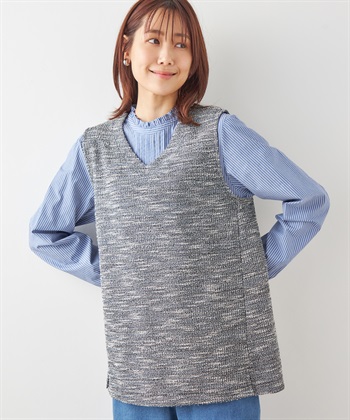 DECOY カットツイードベスト_variationthumb_2