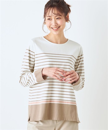 DECOY パネルボーダーTシャツ_variationthumb_1