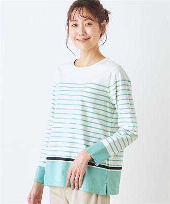 DECOY パネルボーダーTシャツ_variationthumb_2