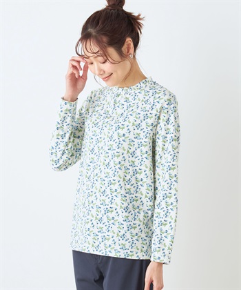 DECOY ミモザプリントフリルTシャツ_variationthumb_3