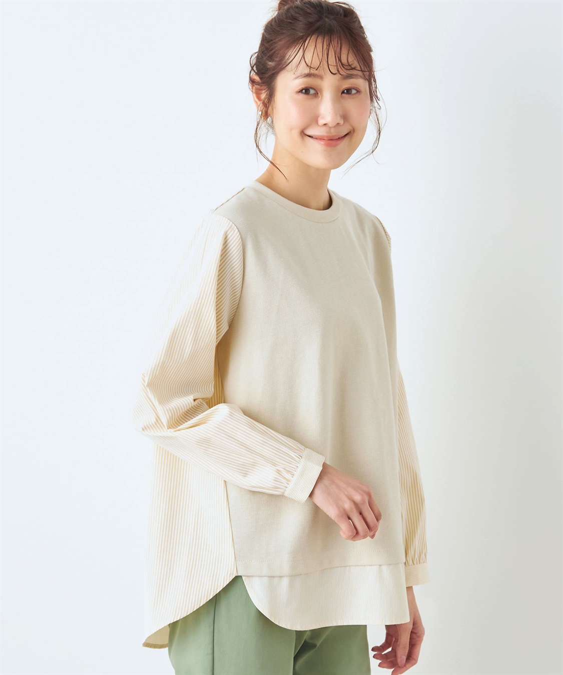 DECOY ドッキングストライププルオーバー_variation_1