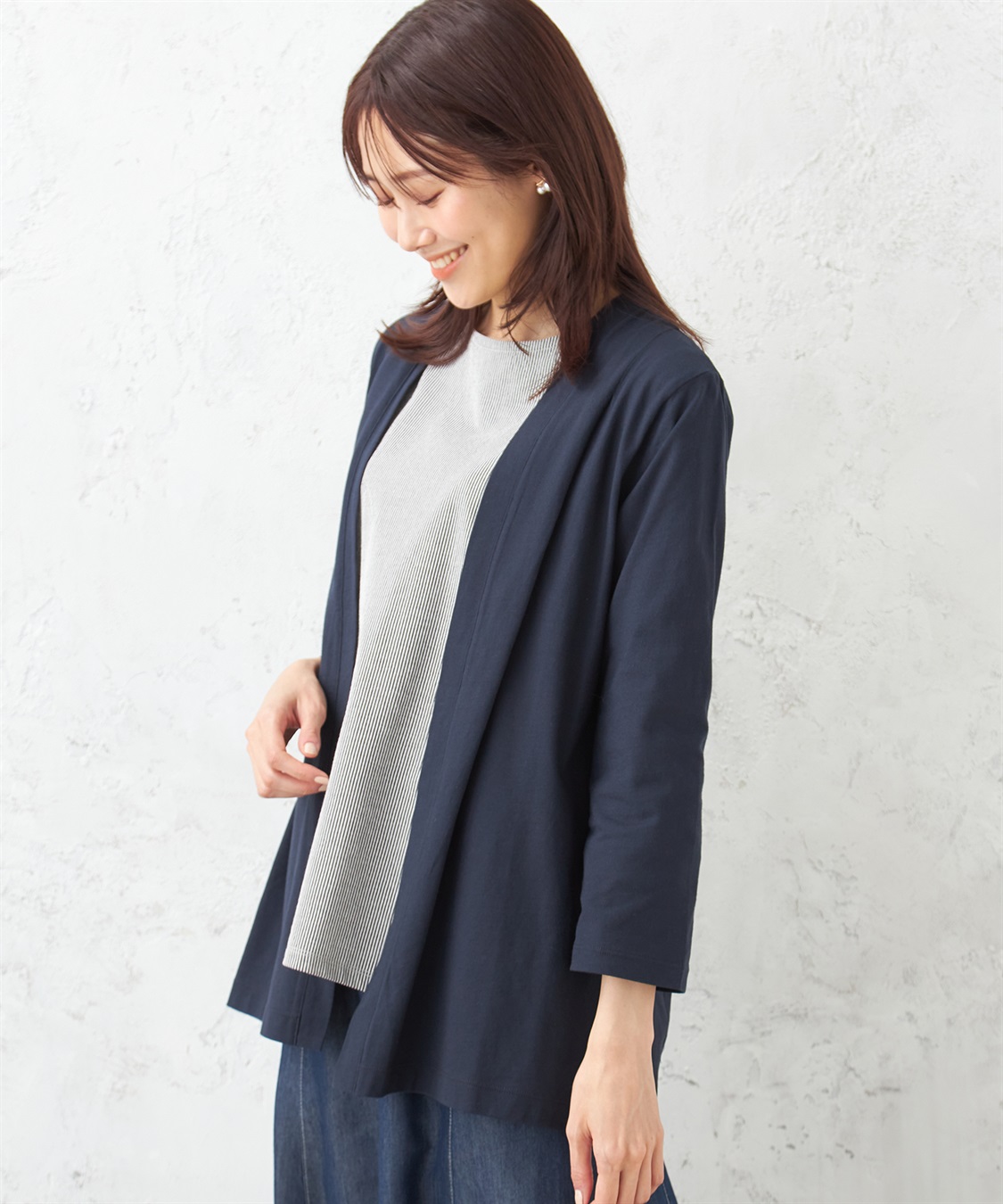 DECOY シルケットコットンカーディガン_variation_2