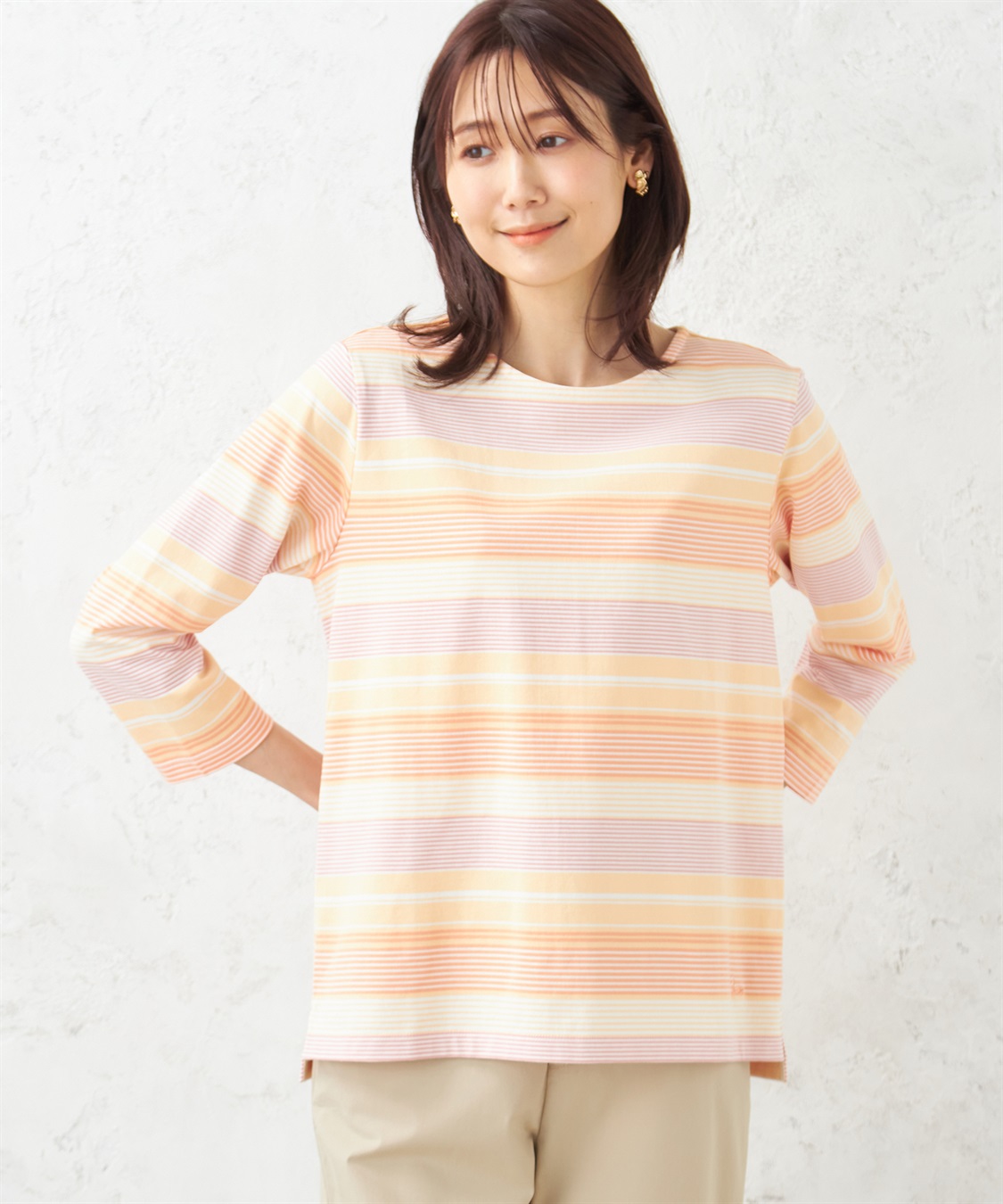 DECOY ボーダーTシャツ_main