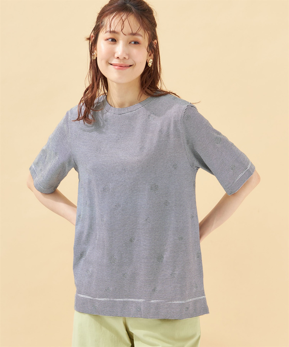 DECOY ジャガードTシャツ_variation_1