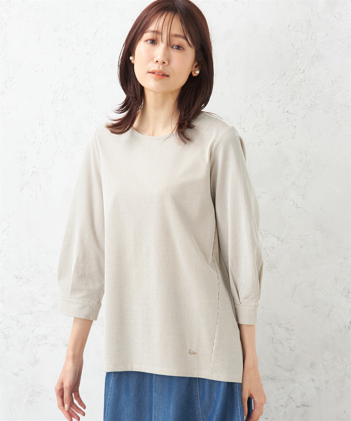 DECOY ストライププルオーバー_main